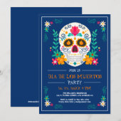 Dag van de dood nodigt Dia de Los Muertos uit tot  Kaart (Voorkant / Achterkant)