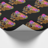 Dag van de dood of Halloween Cadeaupapier (Hoek)