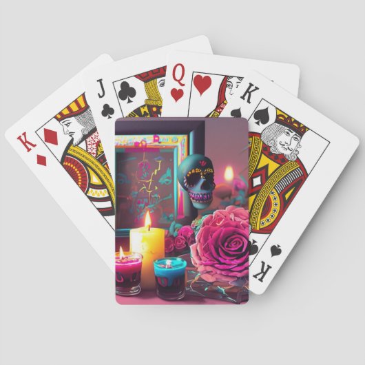 Dag van de dood pokerkaarten (Achterkant)