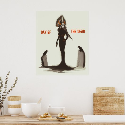 Dag van de dood poster (Keuken)