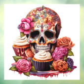 Dag van de dood raamsticker (Vel 3)