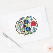 Dag van de dood rechthoekige sticker (Envelop)