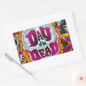 Dag van de dood rechthoekige sticker (Envelop)