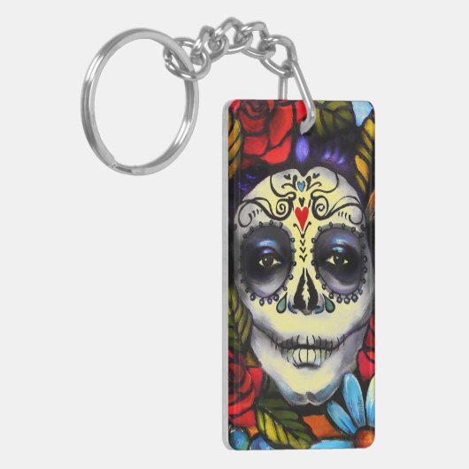Dag van de dood sleutelhanger (Voorkant Links)