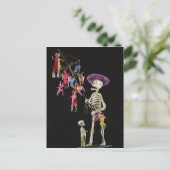 Dag van de dood: Speelgoed Peddler uit Oaxaca Briefkaart (Staand voorkant)