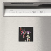 Dag van de dood: Speelgoed Peddler uit Oaxaca Magneet (Insitu (Vaatwasser))