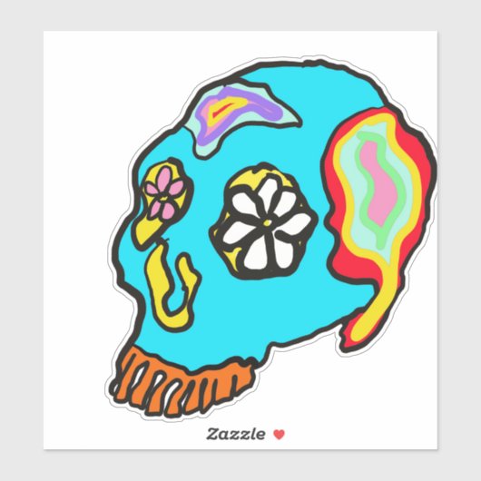 Dag van de dood sticker (Vel)