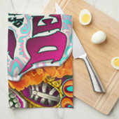 Dag van de dood theedoek (Quarter Fold)