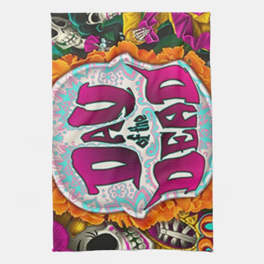 Dag van de dood theedoek (Verticaal)