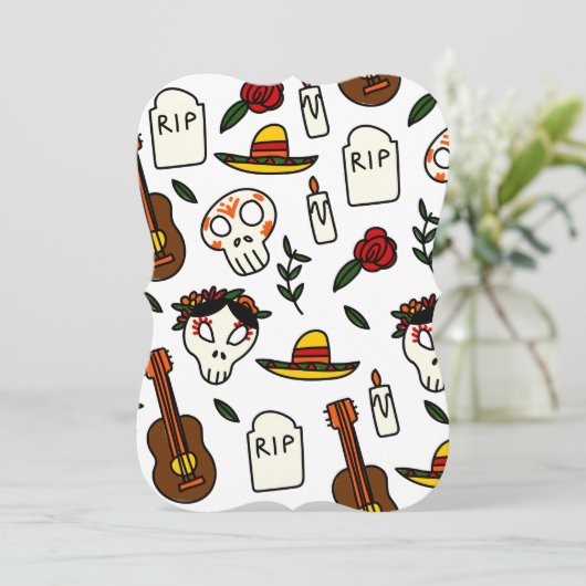 dag van de dooddoedelen kaart (Staand voorkant)