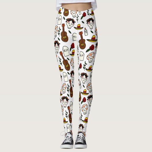 dag van de dooddoedelen leggings (Voorkant)