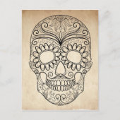 Dag van de doodgedraaide schedel briefkaart (Voorkant)