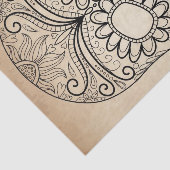 Dag van de doodgedraaide schedel tissuepapier (Detail)