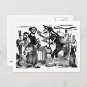 Dag van de Doodkaarten door Jose Posada Briefkaart (Voorkant / Achterkant)
