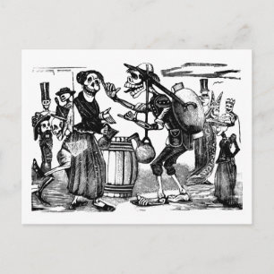 Dag van de Doodkaarten door Jose Posada Briefkaart