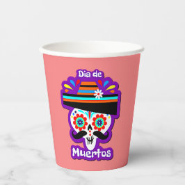Dag van de Doodroze Dame - voor GezinsKinderen Papieren Bekers