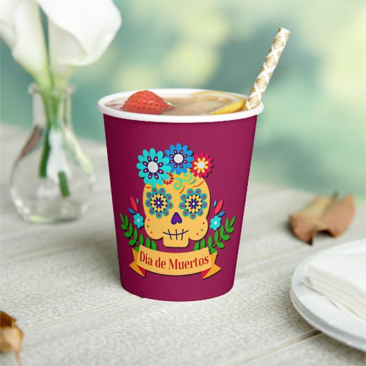 Dag van de Doodroze Dame - voor GezinsKinderen Papieren Bekers (Insitu)