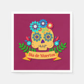 Dag van de Doodroze Dame - voor GezinsKinderen Servet (Voorkant)