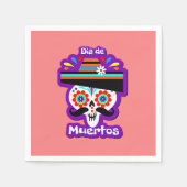 Dag van de Doodroze Dame - voor GezinsKinderen Servet (Voorkant)