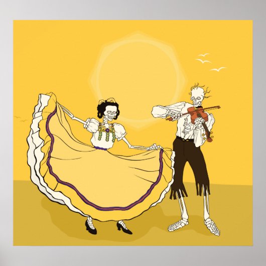 Dag van de Doodse feestdag Poster (Voorkant)