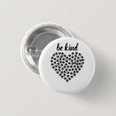 Dag van de eenheid, wees vriendelijk ronde button 3,2 cm (Voorkant /achterkant)