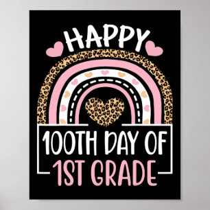 Dag van de eerste klas plezier 100 dagen van de sc poster