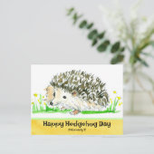 Dag van de Egel 2 februari Nationale Feestdagen Briefkaart (Staand voorkant)