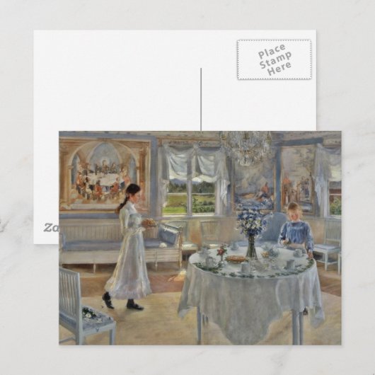 Dag van de feestdag briefkaart (Voorkant / Achterkant)