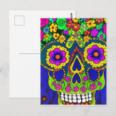 dag van de feestdag in heldere kleuren briefkaart (Voorkant / Achterkant)