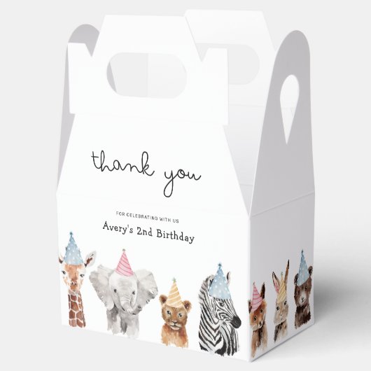 Dag van de feestdieren bedankdoosjes (Geopend)