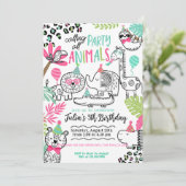 Dag van de feestdieren kaart (Staand voorkant)