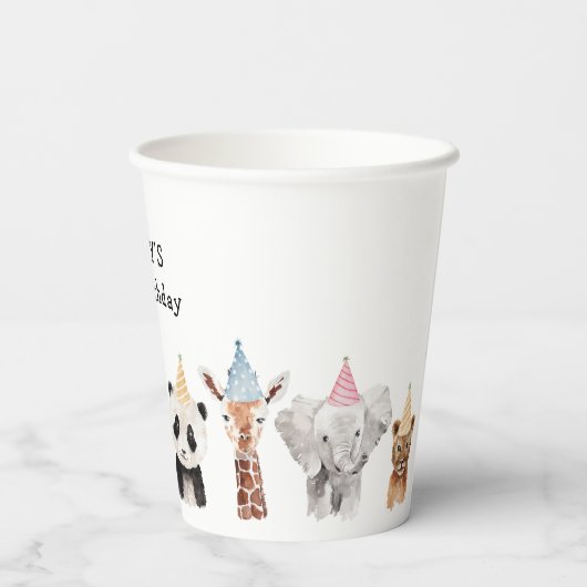 Dag van de feestdieren papieren bekers (Achterkant)