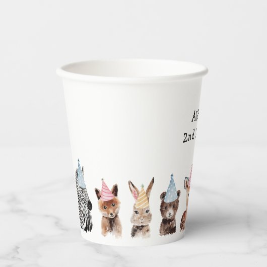 Dag van de feestdieren papieren bekers (Voorkant)