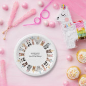 Dag van de feestdieren papieren bordje (Feest)