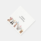 Dag van de feestdieren servet (Hoek)