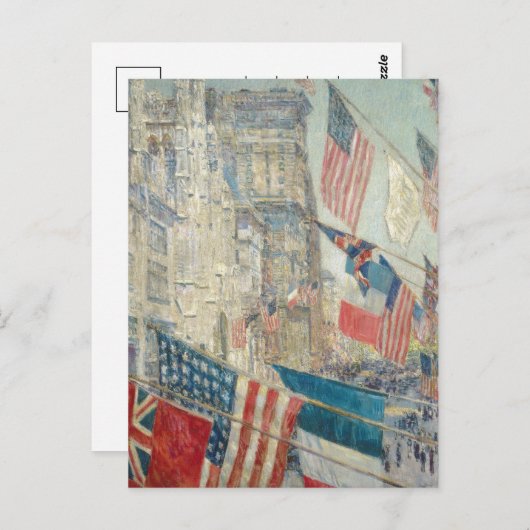 Dag van de Geallieerden | Childe Hassam Briefkaart (Voorkant / Achterkant)