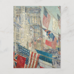 Dag van de Geallieerden   Childe Hassam Briefkaart