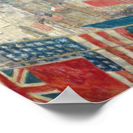 Dag van de Geallieerden | Childe Hassam Poster (Hoek)