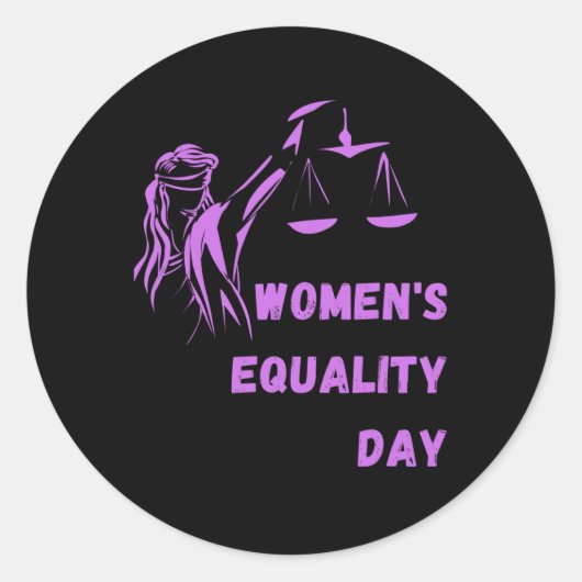Dag van de gelijkheid van vrouwen Sticker 2 (Voorkant)