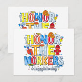 Dag van de gelukkige arbeiders (Voorkant / Achterkant)