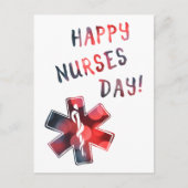 dag van de gelukkige verpleegkundigen BOKEH Briefkaart (Voorkant)