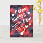 dag van de gelukkige verpleegkundigen kaart (Gele Bloem)