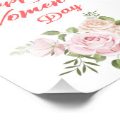 dag van de gelukkige vrouw foto afdruk (Hoek)