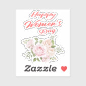 dag van de gelukkige vrouw sticker (Vel)