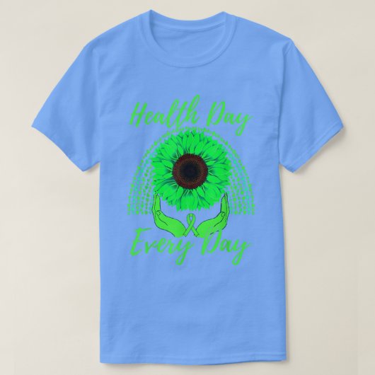 Dag van de Gezondheid Overdag Mentale Gezondheid B T-shirt (Design voorkant)