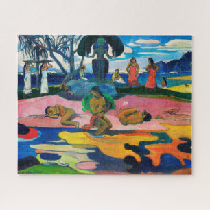 Dag van de God (Mahana no Atua) door Paul Gauguin Legpuzzel