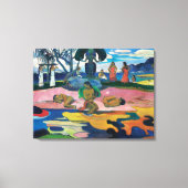 Dag van de God | Paul Gauguin | Canvas Afdruk (Voorkant)