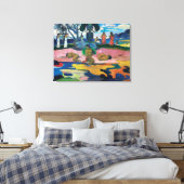Dag van de God | Paul Gauguin | Canvas Afdruk (Insitu (Slaapkamer))
