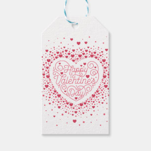 DAG VAN DE HAPPY VALENTINE / Label VAN DE CadeauT Cadeaulabel