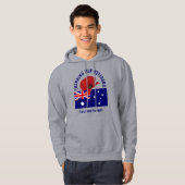 Dag van de herdenking van Australische veteranen Hoodie (Voorkant volledig)